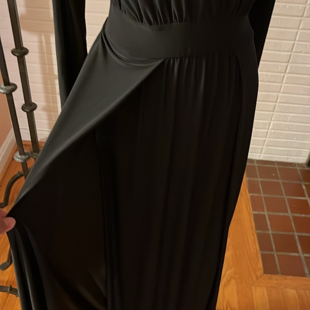 🌺Final Price🌺Fashion Nova Black Spree Maxi Dress - Picture 4 of 11